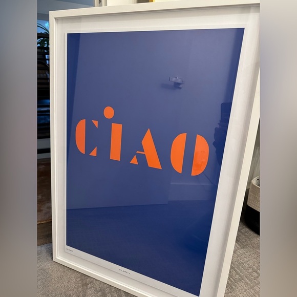 Clare V. 'CIAO' Framed Art Print - Picture 3 of 9